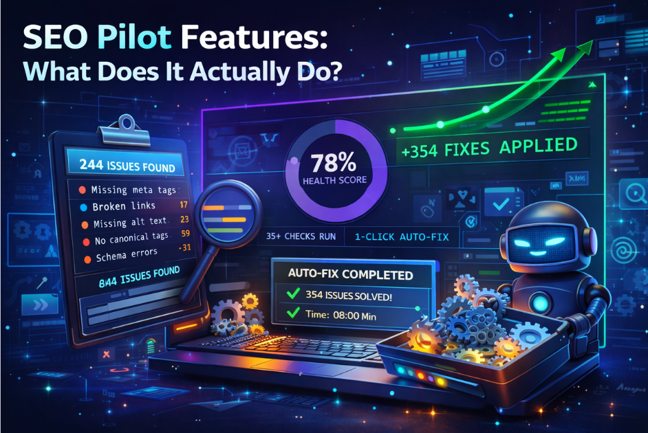 SEO Pilot Features What Does It Actually Do