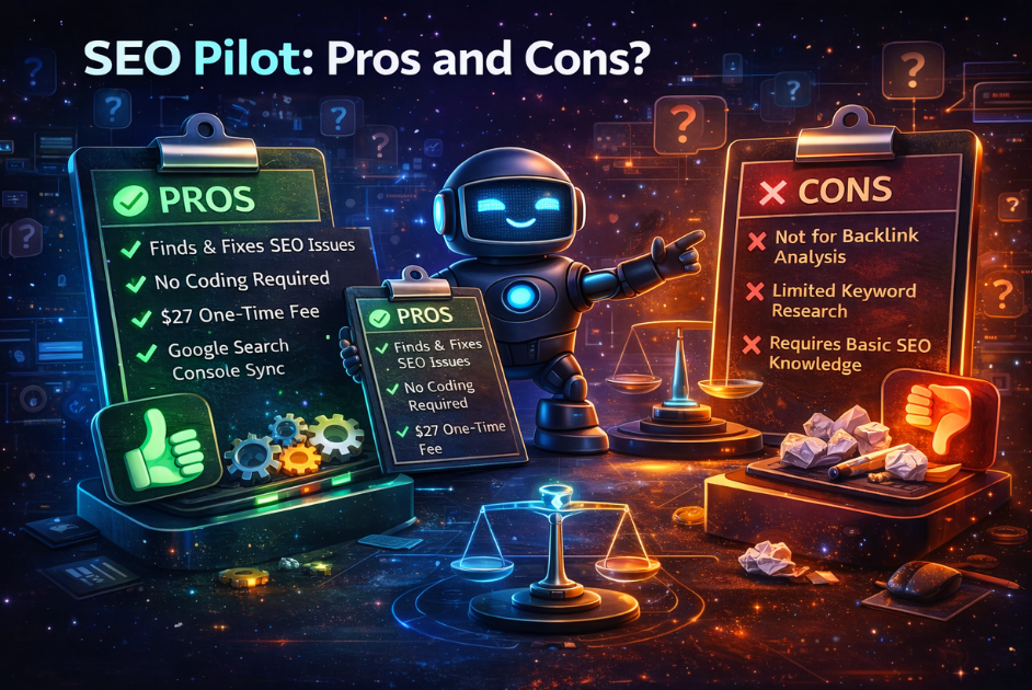 SEO Pilot Pros and Cons